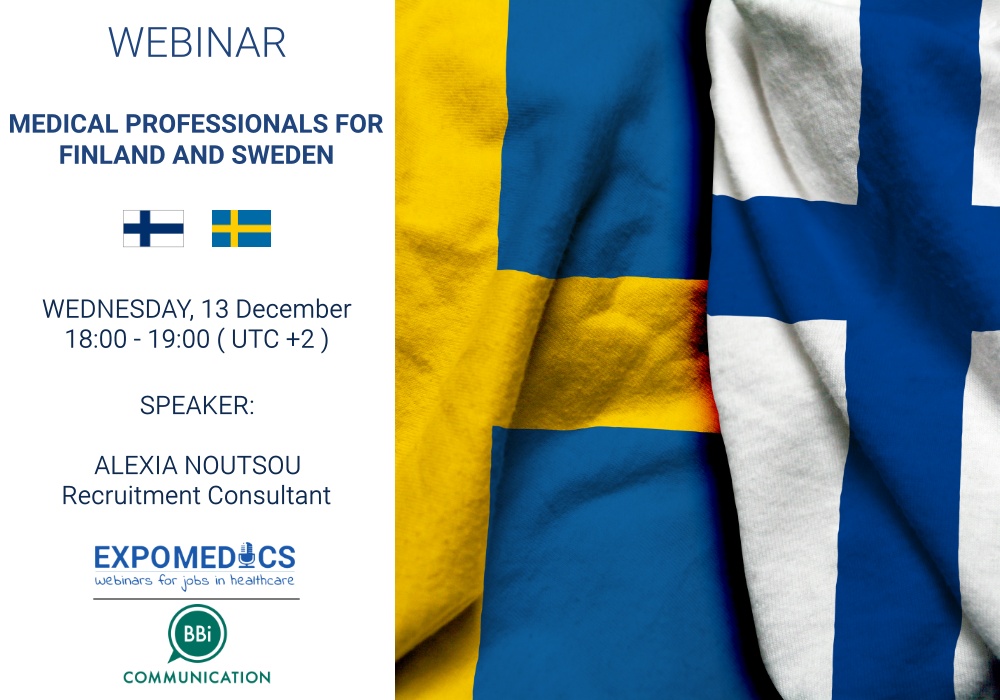 Medical professionals for Finland and Sweden
